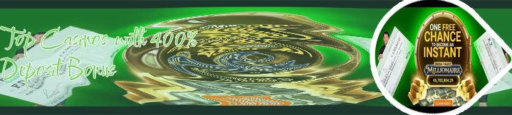 400 deposit bonus casino