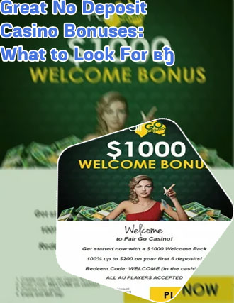 Free bonus no deposit fair go casino CAD
