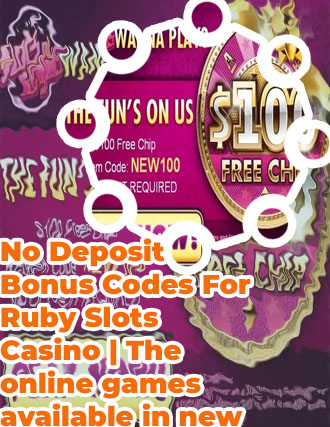 Ruby slot casino no deposit bonus codes canadian dollars